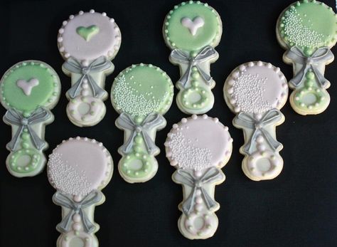 Baby Royal, Fancy Ice, Flooding Cookies, Royal Icing Sugar, Cookie Platter, Summer Cookies, Bloom Baby, Baby Cookies, Baking Project