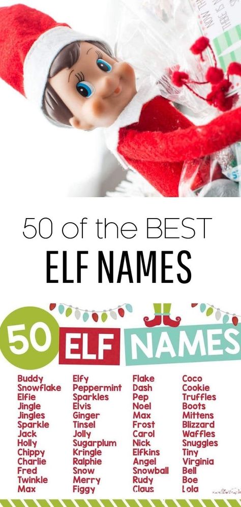 Check out this FREE printable for 50 of the best Elf on the Shelf names! So many cute and funny names for your family to choose from. #elf #elfontheshelf #elfnames #christmas #elfonshelf #christmasactivities #kids #kidschristmas #christmasforkids #theinspirationboard Elf On The Shelf Names Boy, Elf Names Boy, Elf On The Shelf Names, Good Elf Names, Christmas Elf Names, Xmas Letter, Christmas Letter Template, Elf Pets, Elf Names