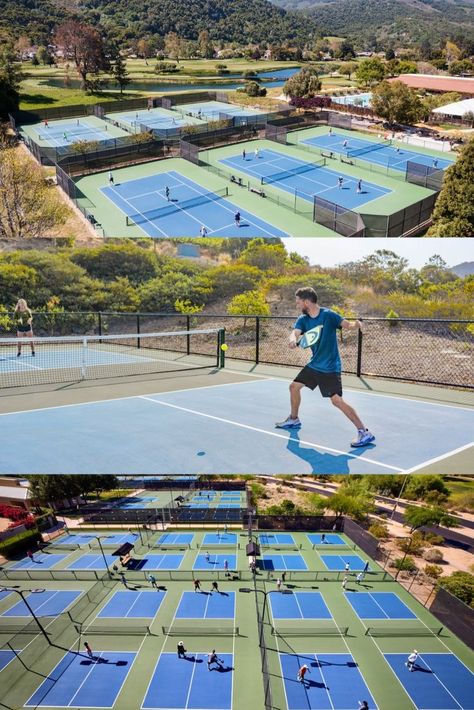 In a pickle for an active team-building experience that works for all ages and skill levels? Consider pickleball, a game that has been around since 1965 and is growing in popularity as a way to network and build teams at corporate events. Click to see six resorts that have jumped on this recent trend and now offer pickleball courts for guests to play. Pickleball Courts, In A Pickle, Pickleball Court, Team Building Activities, Team Building, Pickleball, Trade Show, Event Venues, Hotels And Resorts