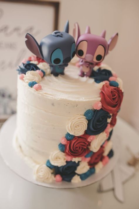 Lilo & Stitch colorful wedding cake for a backyard micro wedding in Lakeland, FL  
Intimate Backyard Micro Wedding Photo, AirBnB Micro Wedding Decorations  #lakelandweddingphotographer #centralfloridamicroweddingphotographer #orlandomicroweddingphotographer #plantcityweddingphotographer #winterhavenweddingphotographer #lakewalesweddingphotographer Stitch Wedding Cake, Backyard Micro Wedding, Lilo And Stitch Cake, Classic Couple, Stitch Wedding, 8th Birthday Cake, Stitch Cake, Lilo Und Stitch, Disney Wedding Theme