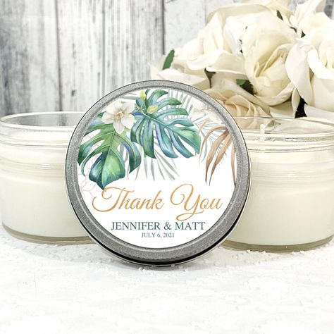 Tropical Party Favors, Hawaiian Wedding Favors, Tropical Wedding Favor, Candle Bridal Shower Favors, Proposal Candles, Summer Party Favors, Tropical Wedding Theme, Candle Party Favors, Candle Wedding Gift