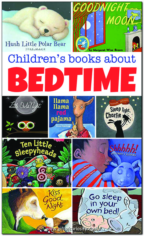 25+ books about bedtime to share with children | Ideas for encouraging children to fall asleep || Gift of Curiosity Date Gifts For Him, Toddler Bedtime Routine, Easy Reader Books, Free Kindergarten Printables, Toddler Bedtime, Childrens Book Characters, Date Gifts, Kids Literacy, Best Children Books