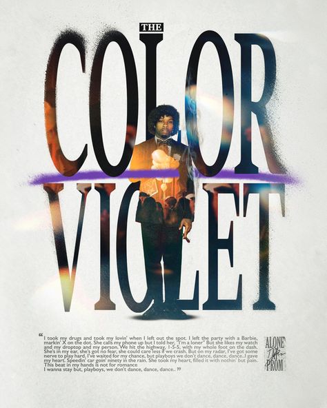 The Color Violet Tory Lanez Poster, Alone At Prom Album Cover, The Color Violet Tory Lanez, Tory Lanez Wallpaper, Tory Lanez Alone At Prom, Tory Lanez Aesthetic, Tory Lanez Poster, Hiphop Poster, The Color Violet