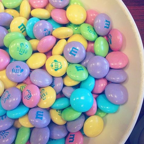 Easter M&M's--what's your favorite Easter treat? Easter M&ms, Peeps Easter, Easter Treats, Rice Krispies, Cotton Candy, Easter Eggs, Rice, Easter, Pastel