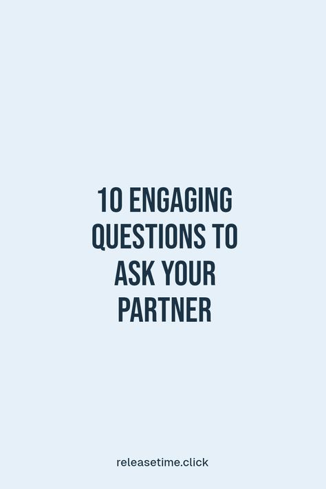 Strengthen the bond with your partner through deep conversations! Discover 10 thought-provoking conversation starters that can transform your relationship communication. Whether you’re cozy at home or enjoying a night out, these meaningful questions are perfect for sparking deeper connections. Say goodbye to small talk and delve into topics that truly matter. Getting to know each other better has never been more fun! Explore ideas that ignite laughter, appreciation, and partnership. Meaningful Questions, Questions To Ask Your Partner, Relationship Communication, Cozy At Home, Communication Relationship, Ways To Show Love, Communication Is Key, Deeper Conversation, Relationship Bases