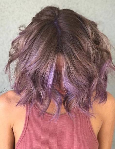 Korean Hair Color Ombre, Grey Balayage, Hair Colors For Short Hair, Undercut Haircut, Best Ombre Hair, Korean Hair Color, Perfect Hair Color, Lilac Hair, Lavender Hair