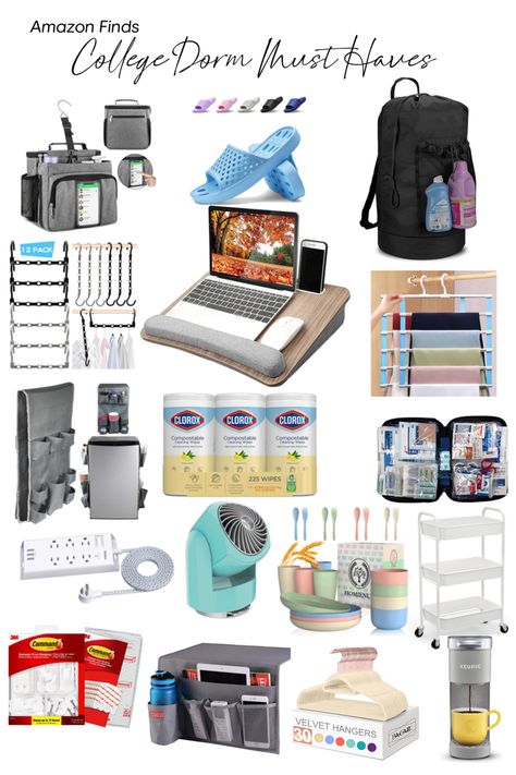 #Amazonaffiliate #AffiliateLink #affiliate College Amazon Wish List, Amazon Dorm Room Must Haves, College Must Haves From Amazon, College Dorm Organization Storage, College Dorm Amazon Finds, Amazon College Dorm Must Haves, Amazon College Finds, Must Have College Items, Dorm Amazon Finds