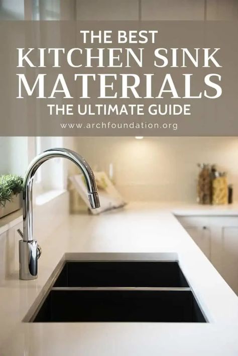 The 9 Best Kitchen Sink Materials: The Ultimate Guide Under Counter Sink Kitchen, Sink Options Kitchen, Kitchen Sink With Quartz Countertop, Kitchen Sinks Ideas Undermount, Under Counter Kitchen Sink, Kitchen Sink Materials, Kitchen Sink Composite, Under Mount Kitchen Sink Stainless Steel, Kitchen Sink Ideas 2023