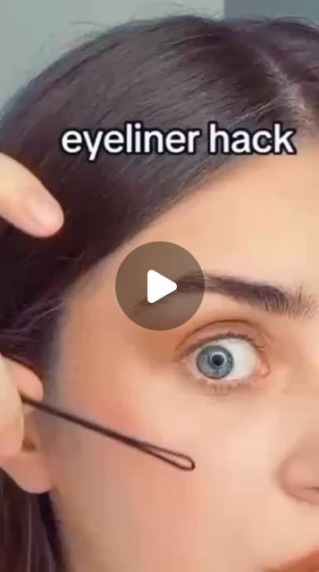 skin care & makeup ideas by mehak on Instagram: "eye liner hack❤️" Liquid Liner Hacks, Eye Liner Tricks, Makeup Transformation, Makeup Tips, Eyeliner, Hair Makeup, Skin Care, Skin, Makeup