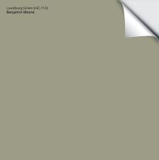 Louisburg Green (HC-113): 9"x14.75" – Benjamin Moore x Samplize