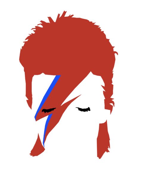 David Bowie Silhouette, Bowie Silhouette, Aladdin Silhouette, David Bowie Logo, David Bowie Lightning Bolt, David Bowie Tattoo, Lightning Bolt Tattoo, David Bowie T Shirt, Bolt Tattoo