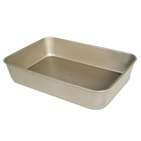 PRICES MAY VARY. VERSATILE BAKING DISH – The Glad oblong 11x15 metal baking pan is perfect for a deep dish lasagna pan and making 1/2 sheet cakes. DURABLE NONSTICK BAKEWARE – Pop out perfectly baked food with ease. The cake pan nonstick coating makes for easy release and effortless cleanup. LASAGNA PAN BAKES EVENLY – Large lasagna pan is designed with a raised diamond texture that increases airflow for even baking, and it provides fast heat distribution with its carbon steel build. HEAVY DUTY ME Baked Food, Deep Pan, Lasagna Pan, Diamond Texture, Sheet Cakes, Prime Rib, Baking Pan, Cake Pan, Baking Dish