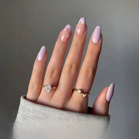 Lilac Nails, French Tip Nail Designs, Nail Envy, French Tip Nails, Purple Nails, Wedding Nails, Christmas Nails, Stylish Nails, Nails Inspiration