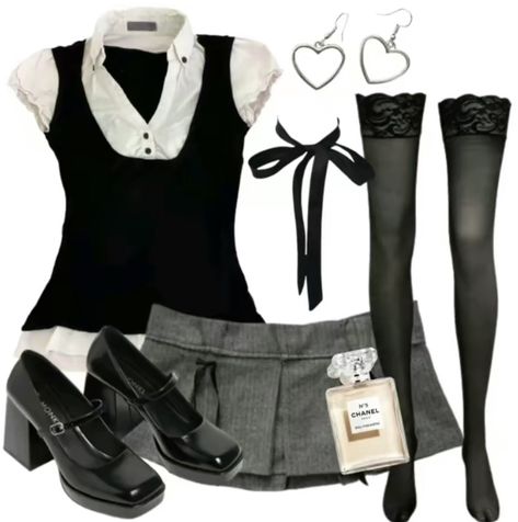 일본 패션, Wear Or Tear, Grunge Goth, Really Cute Outfits, Lookbook Outfits, Looks Vintage, Dream Clothes, Outfit Idea, Look Cool