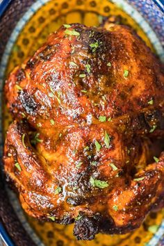 Roasted Peruvian Chicken, Peruvian Chicken With Green Sauce, Aji Verde Sauce, Chicken With Green Sauce, Peruvian Chicken Recipe, Peruvian Chicken, Peruvian Dishes, South American Recipes, Verde Sauce