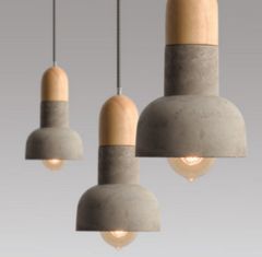 A combination of a handmade natural clay body coupled with either a metal or wooden holder, the VELUCA Cement Pendant... Pendant Light Bedroom, Scandinavian Pendant Light, Industrial Style Pendant Lights, Loose Furniture, Cement Pendant Light, Dining Room Light Fixtures, Light Bedroom, Natural Clay, Pendant Light Design