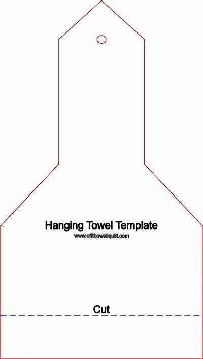 Hanging Towel Template – Off The Dish Towels Diy, Hand Towels Diy, Kitchen Towels Diy, Kitchen Towels Crafts, Kitchen Towels Hanging, Embroidering Machine, Tea Towels Diy, Diy Towels, Towel Dress