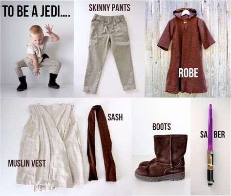 Jedi Costume Diy, Star Wars Family Costumes, Luke Skywalker Costume, Star Wars Costumes Diy, Disfraz Star Wars, Kid Costumes, Jedi Costume, Birthday Surprises, Mace Windu