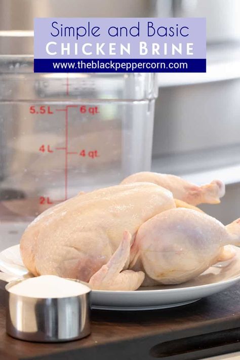 Brine Whole Chicken, Brine For Chicken, How To Brine Chicken, Chicken Brine, Basic Brine, Brine Chicken, Brine Recipe, Carrot Recipes, Smoked Chicken