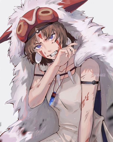 Princes Mononoke, Princess Mononoke Art, All Studio Ghibli Movies, Mononoke Anime, Mononoke Hime, Art Studio Ghibli, Phone Widget, Studio Ghibli Fanart, Personajes Studio Ghibli