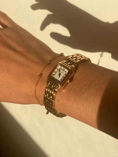 Small Watches Women, Gold Watches For Women, Vintage Gold Watch, Vintage Watches Women, Gold Watches, Gold Watches Women, Watches For Women, Dope Jewelry, Classy Jewelry