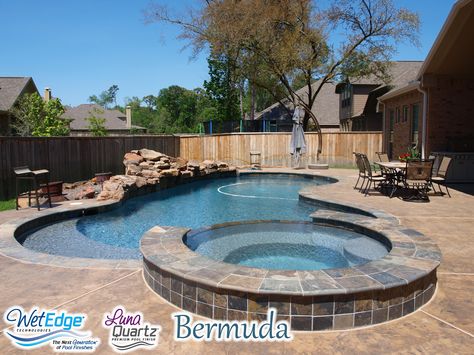 Luna Quartz Bermuda Pool Finishes, Pool Colors, Pool Picture, Color Quartz, Pool Chemicals, Concrete Color, Pool Designs, Backyard Ideas, Blue And Black