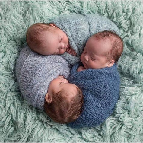 #baby #babies #babylove #babylovers #kids #cute #girl #babygirl #boy Triplets Babies Newborns, Triplets Photography, Newborn Triplets, Tb Joshua, Triplet Babies, Human Babies, Baby Models, Baby Fever