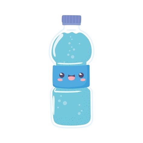 Cute Bottle Drawing, Water Bottle Doodle, Water Bottle Clipart, Bottles Drawing, Water Bottle Drawing, Water Bottle Cartoon, Water Cartoon, Cartoon Water Bottle, Water Clipart