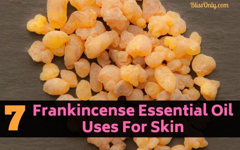 7 Frankincense Essential Oil Uses For Skin - BlissOnly Benefits Of Frankincense Oil, Diy Shea Butter, Frankincense Anti Aging, Frankincense Essential Oil Uses, Benefits Of Dry Brushing, Mild Acne, Healthy Makeup, Shower Prizes, Frankincense Resin