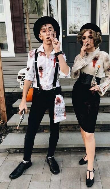 Halloween Couples Costume Ideas, Couples Costume Halloween, Scary Couples Halloween Costumes, Couples Costume Ideas, Halloween Couples Costume, Couples Costumes Creative, Makeup Zombie, Kostum Halloween, Best Couples Costumes