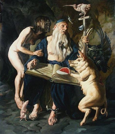 Temptation Of St Anthony, Baroque Painting, St Anthony, Magic Realism, Magic Aesthetic, Ancient Egyptian Art, Arte Obscura, Great Paintings, Scary Art