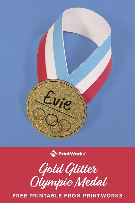 Use our printable Gold Glitter Cardstock to create your own olympic gold medals!!! Olympic Medal Craft, Summer Olympics Crafts, Fun Paper Crafts, Hope Crafts, Olympic Games For Kids, Olympic Crafts, Olympic Gold Medals, Olympic Medals, Gold Diy