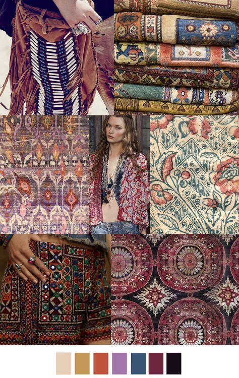 Fashion Design Inspiration, Estilo Hippie, Colors And Patterns, Print Trends, Color Stories, Color Textures, Colour Schemes, Rococo, Colour Palette