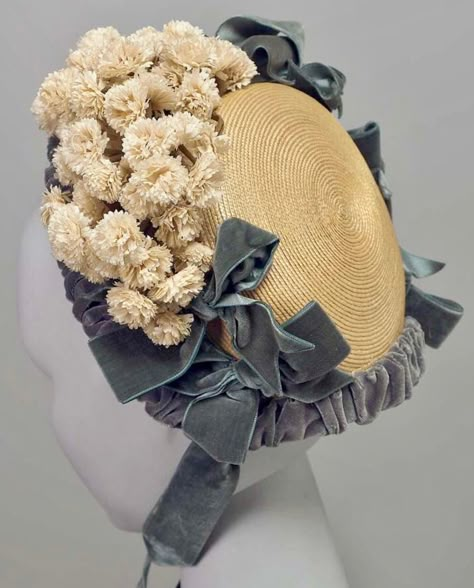 1860s Womens Hats, 1880 Fashion, Historical Hats, Vintage Hat Boxes, French Hat, Doll Hats, Victorian Hats, Hat Tutorial, Easter Bonnet