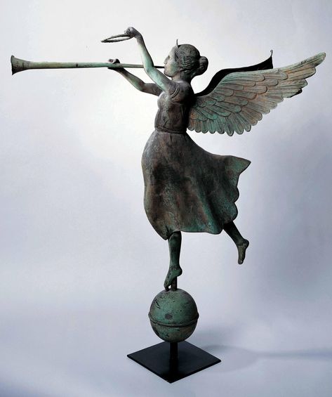 Weathervanes Ideas, I Believe In Angels, Weather Vanes, Angels Among Us, American Folk Art, Art Populaire, Kitchen Reno, An Angel, Art Sculpture