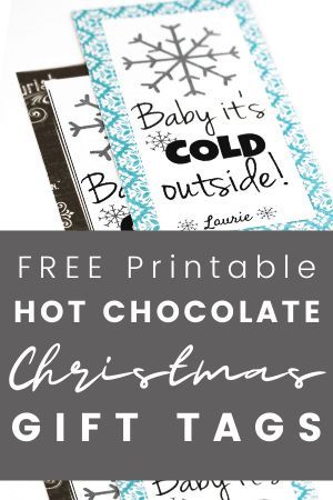 Hot Cocoa Gift Tags Printable Labels Free, Hot Chocolate Tags Free Printable, Free Hot Chocolate Printables, Hot Chocolate Gift Tags Free Printables, Hot Chocolate Gift Tags, Hot Chocolate Christmas Gift, Chocolate Christmas Gift, Hot Chocolate Printable, Hot Chocolate Gift Basket