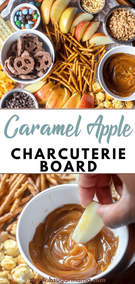 Get ready to impress your guests this fall season with a charcuterie board that's bursting with autumn flavors! Our Caramel Apple Charcuterie Board combines the classic charm of caramel apples with a touch of sophistication. From savory cheeses to sweet fruits, this spread has it all. Caramel Charcuterie Board, Fall Fruit Charcuterie Board Ideas, Fall Dessert Board Platter, Buttercream Charcuterie Board Ideas, Apple Board Ideas, Fall Fruit Charcuterie Board, Carmel Apple Charcuterie Board Ideas, Easy Fall Charcuterie Board Ideas, Easy Fall Charcuterie Board