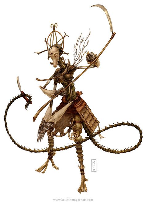 Concept Art: Robots: Witch Puppet Keith Thompson, Beast Creature, D D Monsters, Address Book, Concept Art Character, Fantasy Setting, Monster Design, High Fantasy, Folk Tales