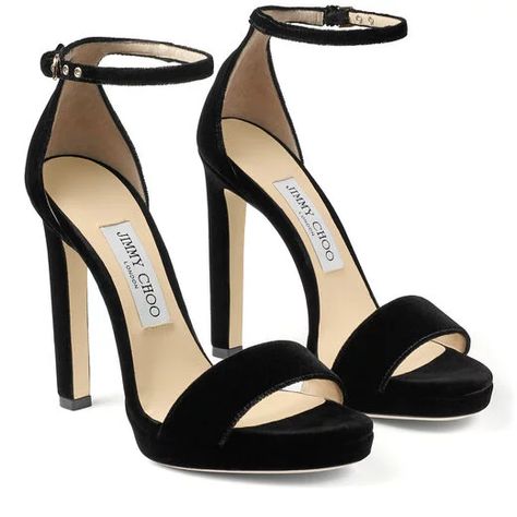 Black Velvet Heels, Hak Tinggi, Sandals 2023, Dr Shoes, Fashion Shoes Heels, Shoes Heels Classy, Jimmy Choo Heels, Heels Classy, Fancy Shoes