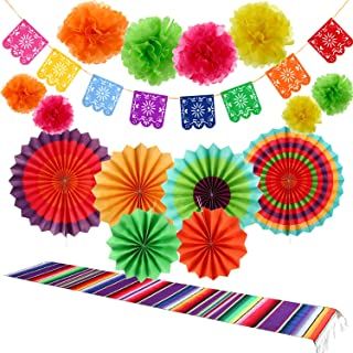 Fiesta Theme Party Decorations, Mexican Fiesta Party Decorations, Rainbow Tassel Garland, Picado Banner, Fiesta Party Supplies, Mexican Party Decorations, Mexican Fiesta Party, Fiesta Party Decorations, Graduation Party Themes