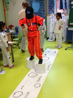 So over the last 3 weeks my grade 1 students in the UAE have been learning a lot about space, the solar system, and astronauts. This was a... Space Lessons, Space Preschool, Sistem Solar, Space Unit, Space Camp, Outer Space Theme, Space Activities, Space Birthday Party, Summer Reading Program