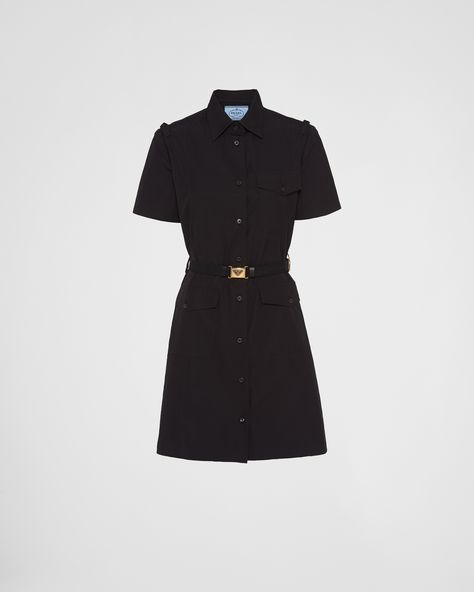 Ready to wear - page 8 | Prada Prada Outfits Women, Prada Outfits, Designer Pajamas, Prada Dress, Belt Women, Jersey Knit Dress, Model Aesthetic, Poplin Dress, Women Essentials