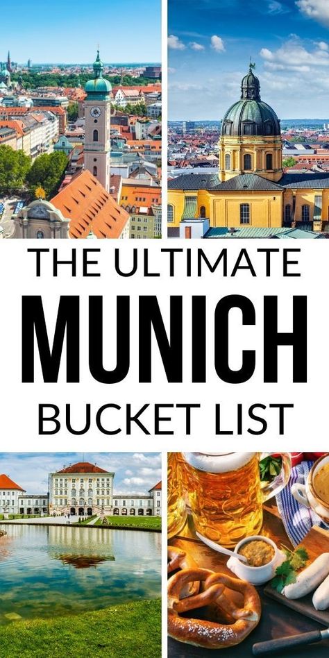 Munich Itinerary, Munich Germany Travel, Germany Travel Destinations, Visit Munich, Munich Travel, German Travel, Germany Vacation, Ultimate Bucket List, Visit Germany