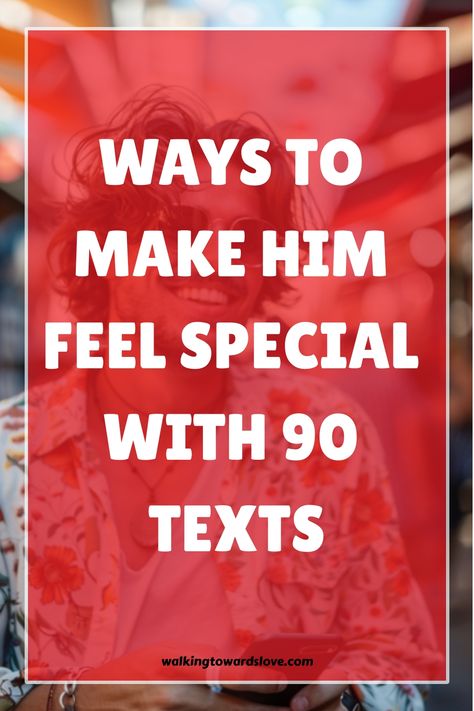 Discover 90 heartfelt text messages to make your guy feel truly special. Whether you're in a new relationship or have been together for years, these thoughtful messages will make his day brighter and strengthen your bond. From sweet compliments to romantic expressions, this collection of texts is perfect for any occasion. Let him know how much he means to you with words that come straight from the heart. Strengthen your connection and deepen your love with these simple yet meaningful gestures. How To Compliment A Guy Over Text, Romantic Expressions, Compliments For Guys, Sweet Compliments, Compliment For Guys, Sweet Texts For Him, Romantic Text Messages, Thoughtful Messages, Make Him Feel Special