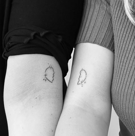 best friends matching tattoo, half heart, sparkle heart, best friends tattoo Heart Tattoo Friends, Half A Heart Tattoo, Half Heart Tattoo, Best Friends Tattoo, Hart Tattoo, Half A Heart, Best Friends Matching, Friends Tattoo, Matching Best Friend Tattoos