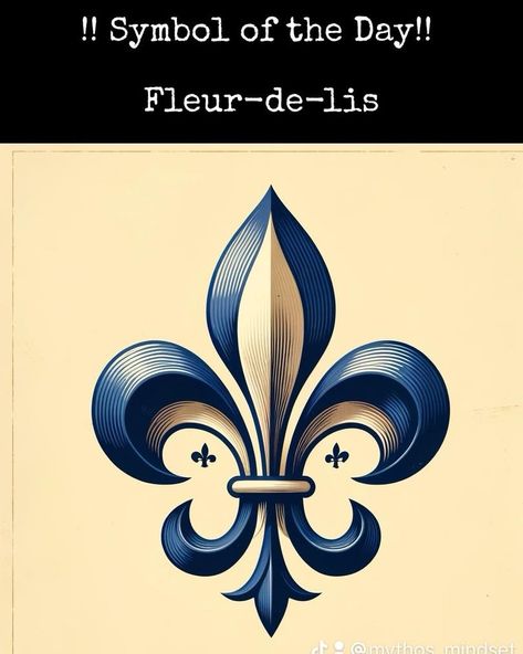 !! Signs, Sigils, Symbols !! Symbol of the Day: Fleur-de-lis Originating Culture: France Era of Creation: Introduced in the 12th century, but became prominent as a royal symbol in the 13th century. Nations that Recognize: Primarily France, but also used in other regions such as parts of Canada and the state of Louisiana in the USA. Physical or Symbolic Traits: A stylized lily composed of three petals bound together near their bases. It is a symbol of light and purity. Cultural Signific... France Symbols, French Symbols, Celtic Knot Drawing, Saints Row, Doll House Plans, String Art Patterns, Branding Mood Board, Illuminated Letters, Tattoo Trends