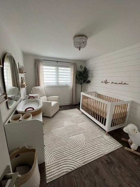 Jordan Nursery, Mommy And Baby Room Combined, Basic Nursery, Charlotte Nursery, Organic Modern Nursery, Simple Baby Nursery, Simple Nursery Ideas, Cute Nursery Ideas, Modern Nursery Ideas