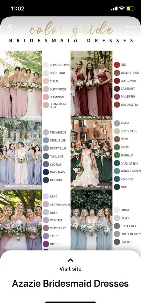 Dusty Rose Wedding Theme, Blue Wedding Colour Theme, Light Blue Wedding Colors, Bridesmaid Color Palette, Bridesmaid Dresses Color Palette, Spring Wedding Bridesmaids, Navy Blue Wedding Theme, Blush Wedding Theme, Rose Wedding Theme