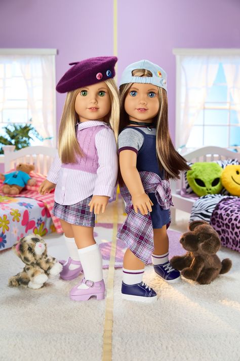 Twin Characters, 90s Dolls, American Girl Magazine, Feeling Old, New American Girl Doll, Clueless Cher, Wide Legged Jeans, America Girl, Rebecca Ferguson