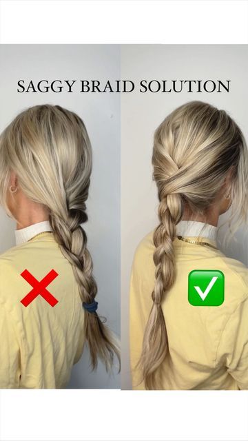 Ponytail Trick, Full Ponytail, Long Fine Hair, Hair In A Ponytail, Braid Trends, Ponytail Tutorial, Braid Hairstyle, A Ponytail, Easy Braids